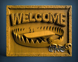 Welcome Table, 3D STL Model 11799