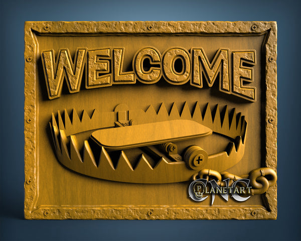 Welcome Table, 3D STL Model 11799