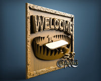 Welcome Table, 3D STL Model 11799
