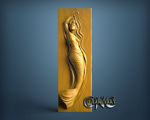 Mermaid, 3D STL Model 11802