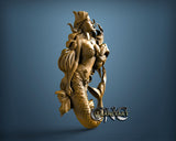 Mermaid, 3D STL Model 11803