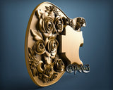 Rose Guitar, 3D STL Model 11806