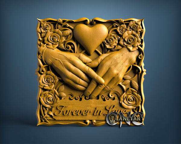 Hands Love, 3D STL Model 11807