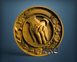 Dad Hand, 3D STL Model 11808