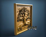 Three Family, 3D STL Model 11813