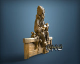 Boy with Book, 3D STL Model 11822