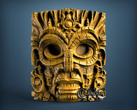 Aztec Mask, 3D STL Model 11828