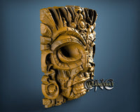 Aztec Mask, 3D STL Model 11828
