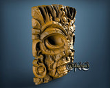 Aztec Mask, 3D STL Model 11828