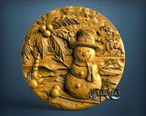 Snowman, 3D STL Model 11831