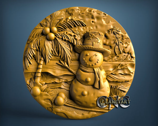 Snowman, 3D STL Model 11831