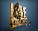 Love Thanksgiving Day, 3D STL Model 11834