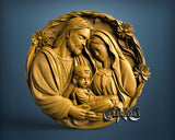 Holly Family, 3D STL Model 11835