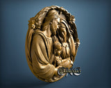 Holly Family, 3D STL Model 11835