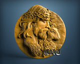Jesus The good Sheperd, 3D STL Model 11840