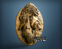 Jesus The good Sheperd, 3D STL Model 11840
