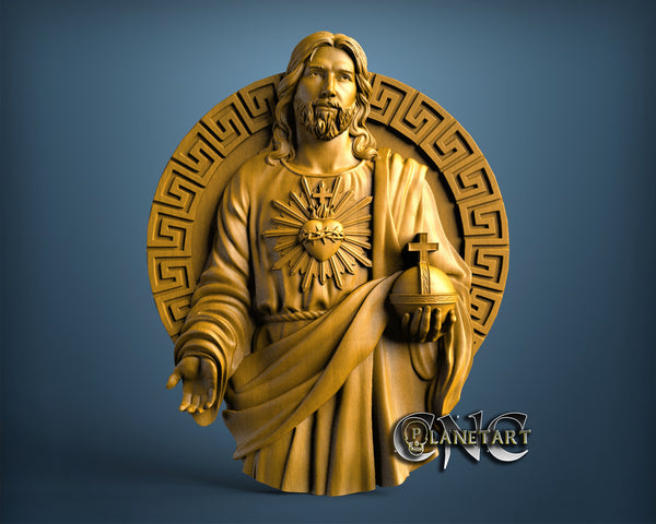 Sacred Heart of Jesus, 3D STL Model 11841