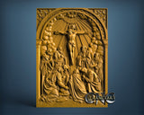 Jesus on Cross, 3D STL Model 11846