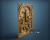 Jesus on Cross, 3D STL Model 11846
