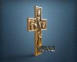 Cross Grapes, 3D STL Model 11849