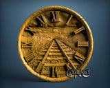 Clock Train Route, 3D STL Model 11859