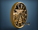Clock Train Route, 3D STL Model 11859