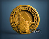 USA Veteran, 3D STL Model 11880
