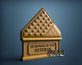 USA Veteran, 3D STL Model 11881