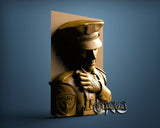 Cop, 3D STL Model 11884