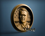 Charlie Kirk, 3D STL Model 11887