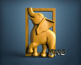 Elephant, 3D STL Model 11891
