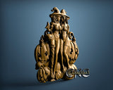 Halloween Girls, 3D STL Model 11901