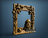 Little Santa Frame, 3D STL Model 11911
