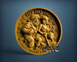 Santa Ho Ho Ho, 3D STL Model 11912