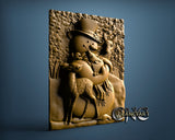 Snowman & Deer, 3D STL Model 11917