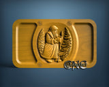 Santa Cheese Plate, 3D STL Model 11918