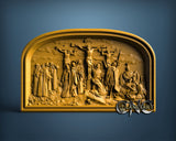 Crucifixion Jesus, 3D STL Model 11924