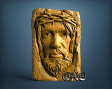Jesus in Wood, 3D STL Model 11927