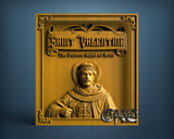 Saint Valentine Portrait, 3D STL Model 11928
