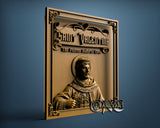 Saint Valentine Portrait, 3D STL Model 11928