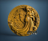 Pregnant Woman, 3D STL Model 11932