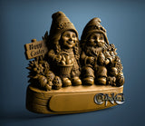 Couple Easter, 3D STL Model 11938