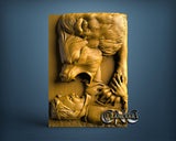 Bear Attack, 3D STL Model 11957