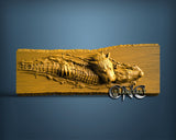 Jaguar and Crocodile, 3D STL Model 11958