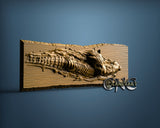 Jaguar and Crocodile, 3D STL Model 11958