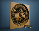 Tree of life Viking, 3D STL Model 11964