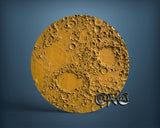 Moon, 3D STL Model 11965