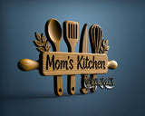 Mom's Kitchen, 3D STL Model 11968