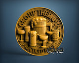 Group Therapy Beer, 3D STL Model 11969