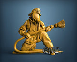 Fireman, 3D STL Model 11973